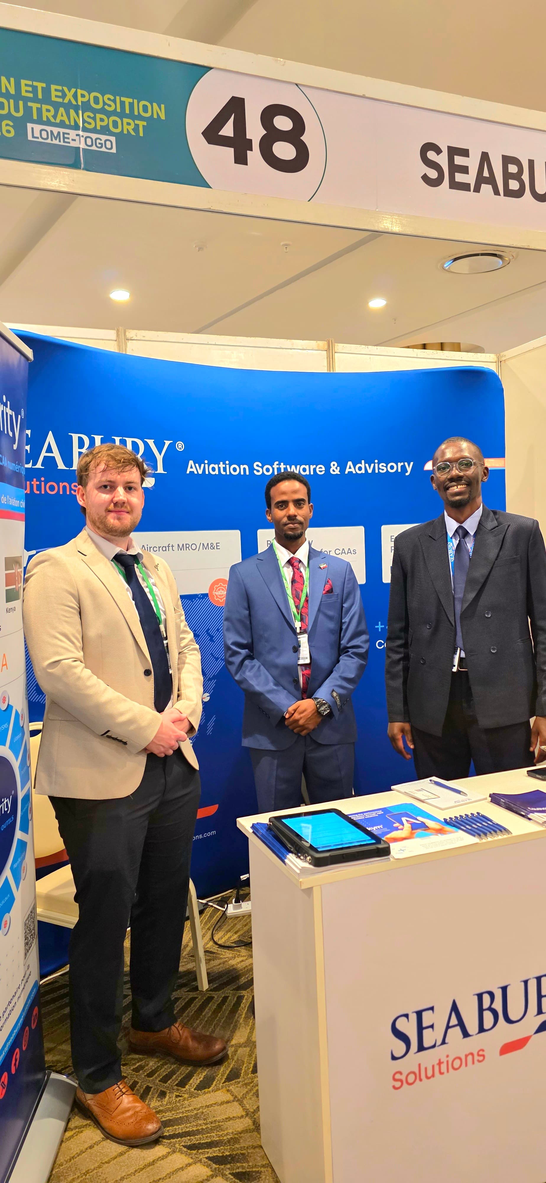 Seabury  Solution Booth during African Air Trasport Convention & EXPO 2026