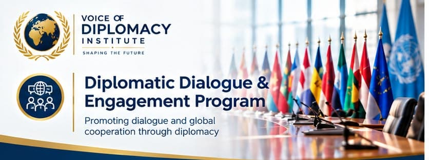 Diplomatic Dialogue & Engagement Program — promoting dialogue and global cooperation through diplomacy