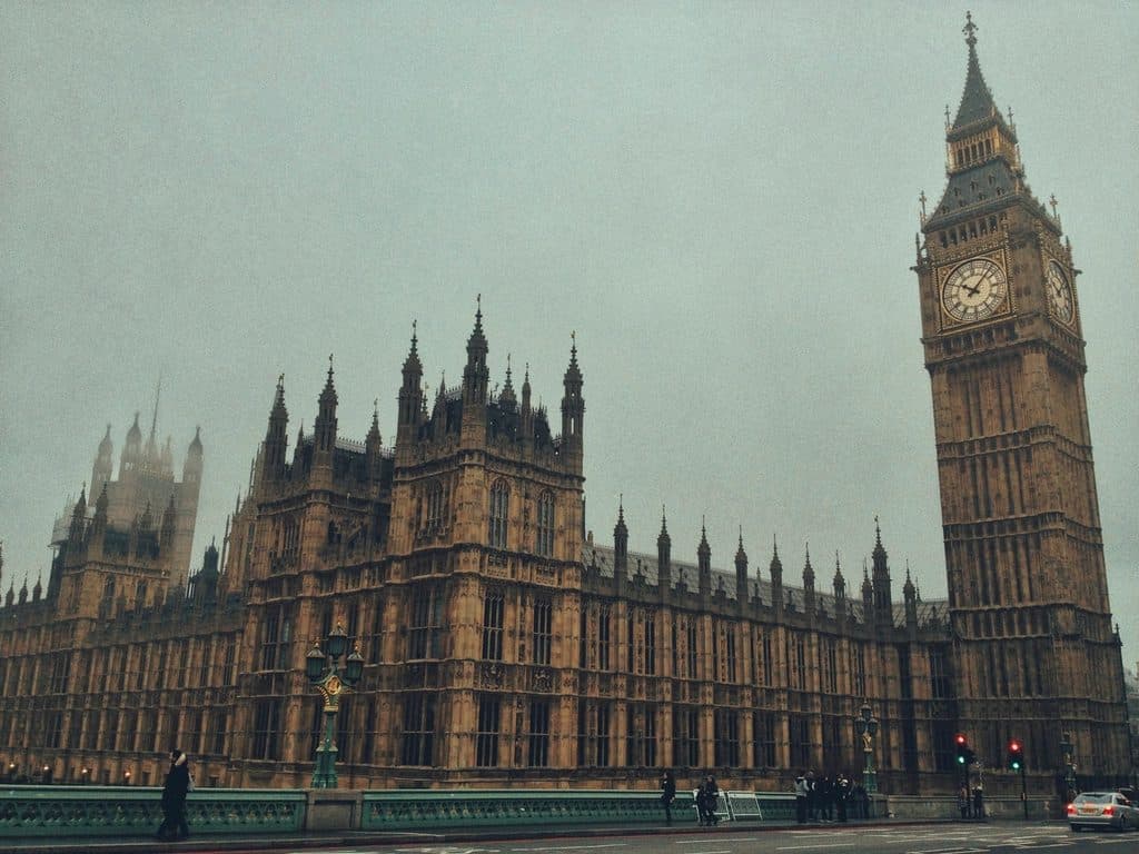 A parliament building